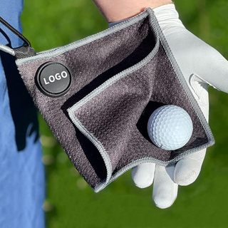5.5" * 5.5" Magnetic Golf Cleaner Towel with Carabiner