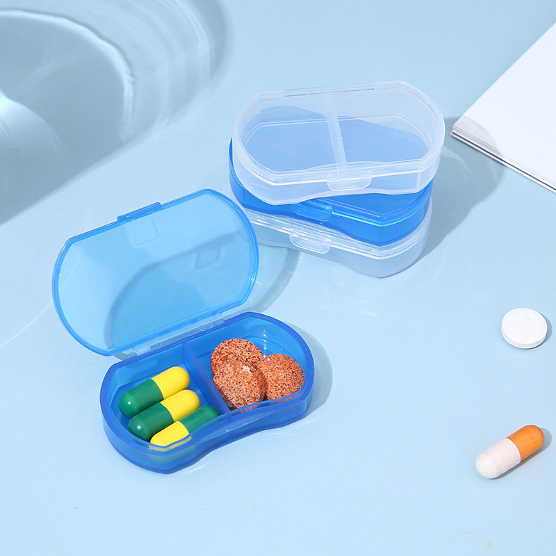 Pill Case Portable for Pocket Purse Briefcase Travel Pills Box Medicine Storage Container Earplug Case