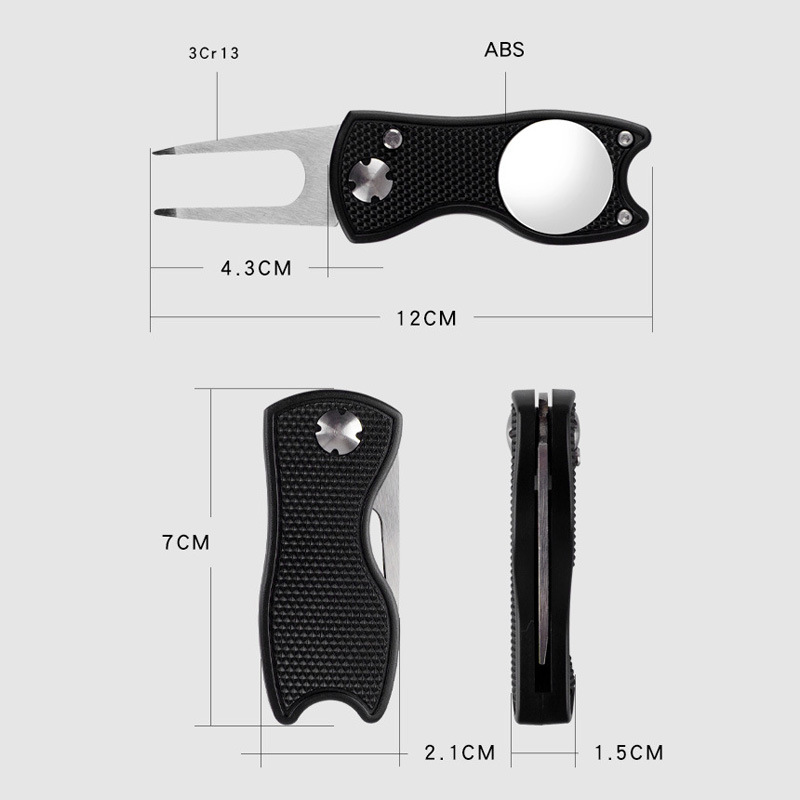 Foldable Golf Divot Repair Tool