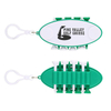 Oval Shape ABS Golf Tee Holder Key Tag
