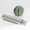 1oz Stainless Steel Mini Cylinder Hip Flask
