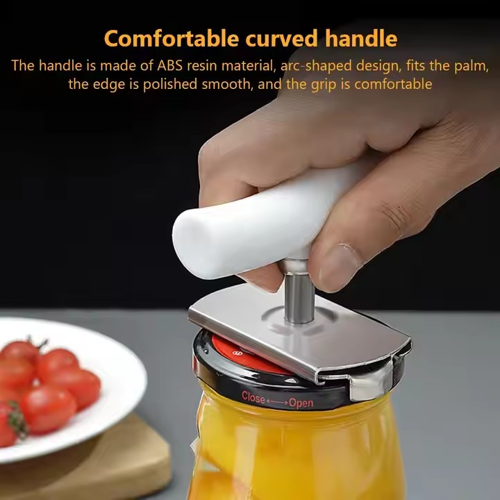 Jar Opener Bottle Opener Manual Opener Get Lids Off Easily Portable Lid Twist Off Non-Slip for Weak Hands Seniors with Arthritis