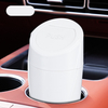 3.35" X 7.87" Durable ABS Car Trash Can with Flip Lid. Fits Cup Holders, Doors, Or Seatback Pockets