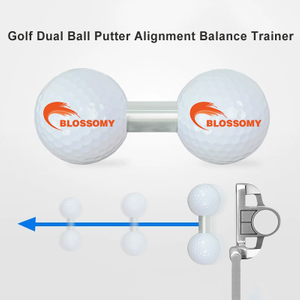 Dual-Ball Putter Alignment Balance Trainer