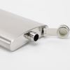 Premium 7oz 304 Stainless Steel Hip Flask - Brushed Finish Pocket Liquor Flask