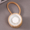 Portable 20 oz. Glass Water Bottle With Bamboo Screw-on Lid For Office Or Home