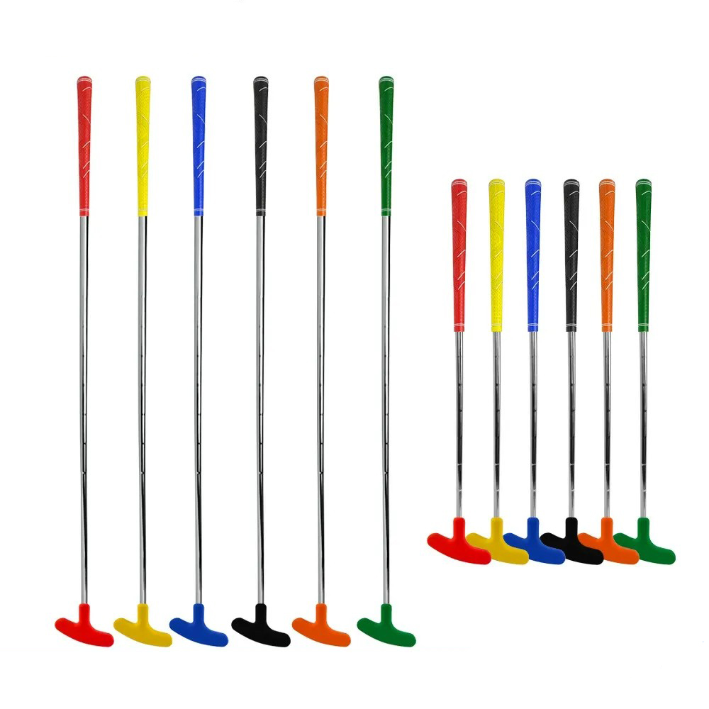 Stainless Steel Golf Practice Putter Club with Silicone Head and Non-slip TPE Grip