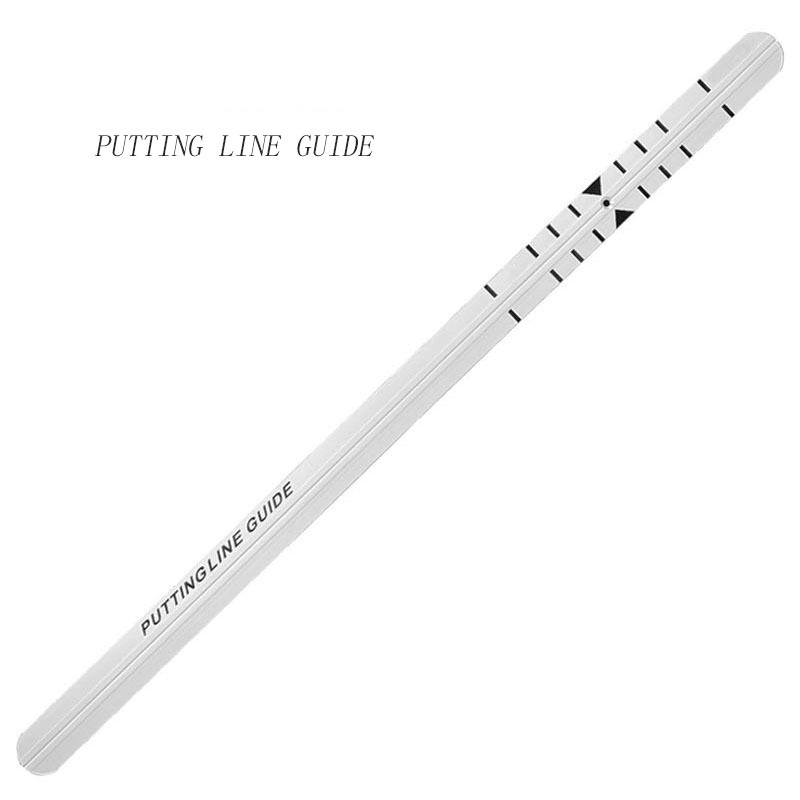 Golf Putting Alignment Ruler -- 35.6" x 1.6" Aluminum Stroke Guide Path and Face Alignment