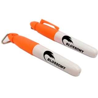 3.6inch Pocket Golf Ball Lines Drawing Marker Pen with a Metal Triangle Clip