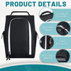 600D Oxford Golf Shoe Bag, measuring 14" x 6" x 9.4"