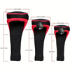 Durable Neoprene Headcovers with Long Knitted Necks And Rotating Number Tags