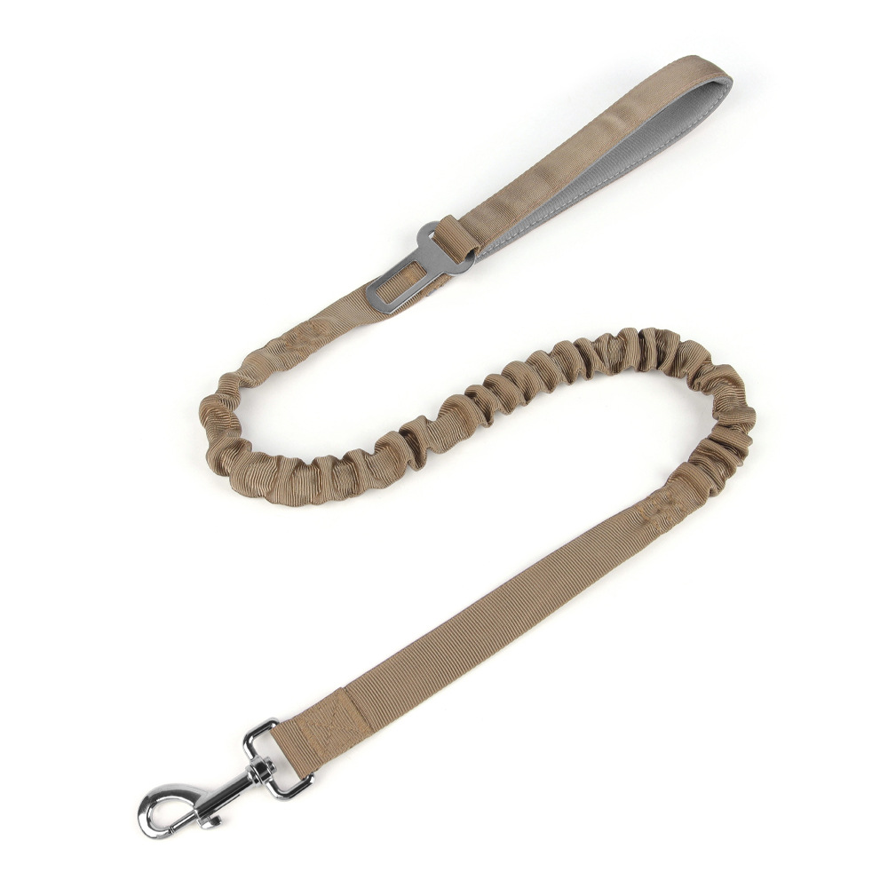 Heavy Duty Dog Leash with Shock Absorption 2 Padded Handles Training Leash Improved Dog Safety and Comfort