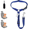 3-in-1 Dog Seatbelt with Adjustable Metal Buckle