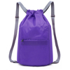 Adjustable Shoulder Strap Waterproof Casual Sports Drawstring Backpack Bag With Front Pocket