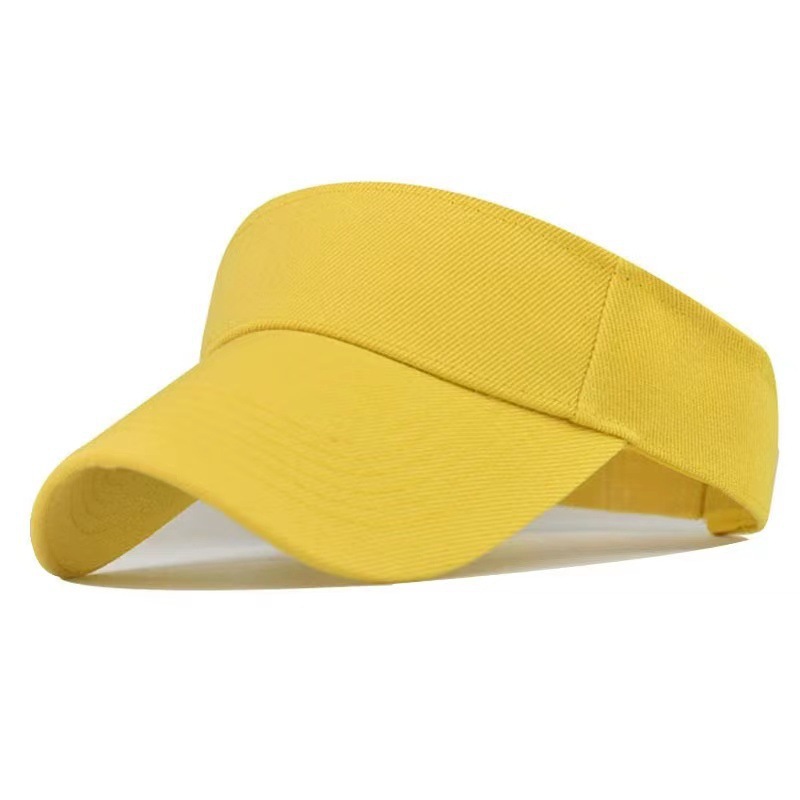 Sport Sun Visor Hats Adjustable Empty Top Baseball Cap Cotton Washed Ball Caps for Women and Men