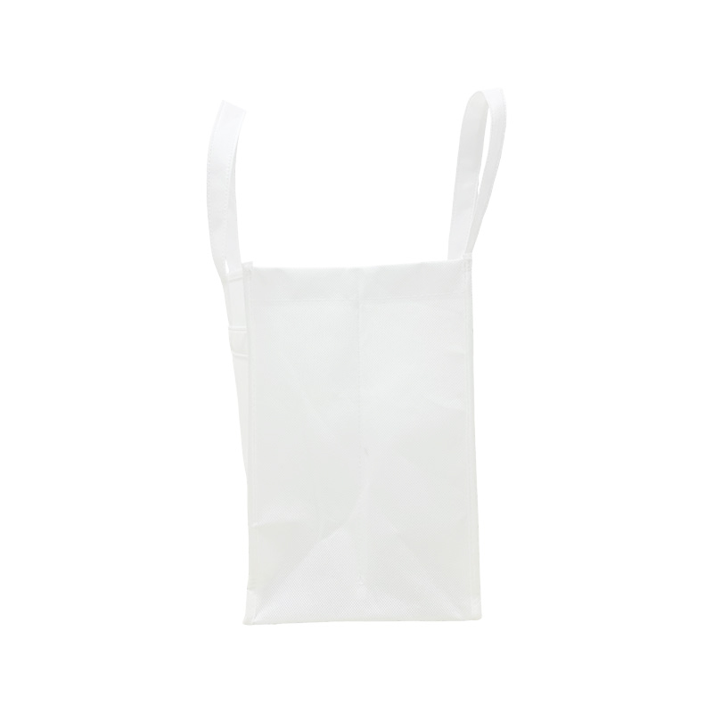 Durable 100 GSM Non-Woven 6 Bottle Wine Tote Bag with Poly Board Bottom Insert, 11" x 10" x 7", ideal for events and wineries.