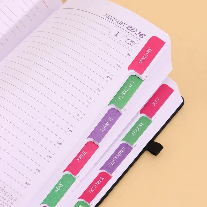 2026 A5 Daily Planner - One Day Per Page (Jan-Dec 2026)