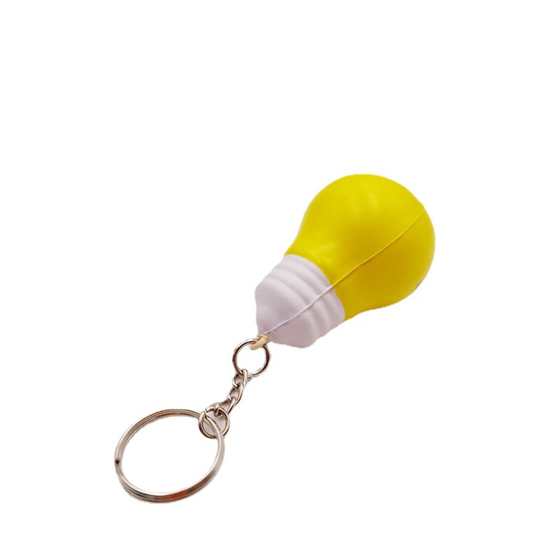 Lightbulb Stress Reliever Key Chain