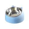 Stainless Steel Pet Bowl 15-degree Slanted Feeder Bowl for Dogs and Cats