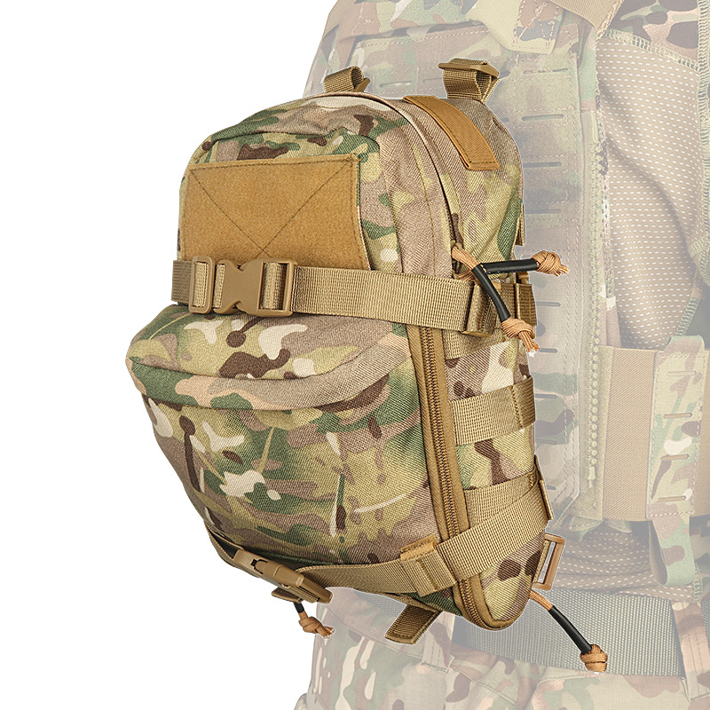 Mini Tactical Hydration Pack Vest Backpack Convenient MOLLE Outdoor Water Bladder Carrier Pack for Tactical Vest Backpack