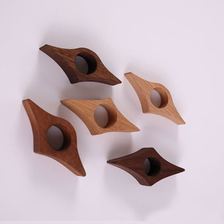 Ergonomic Wooden Book Page Holder Thumb Ring