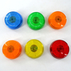 Round Reflector Safety Light with Clip, High Visibility Plastic Reflective Gear for Jackets, Bags, Purses, Backpacks, Strollers
