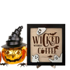 Cute Wooden Ghost Ornament