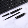 2-in-1 Luxury Metal Signature Black Ink Gel Pens With Stylus Tip Business Ballpoint Pens