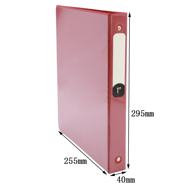 A4 Size Plastic 3 Ring Biners Folder Multi-functional Loose-leaf File Folder, Suitable for standard 3 Ring Binder