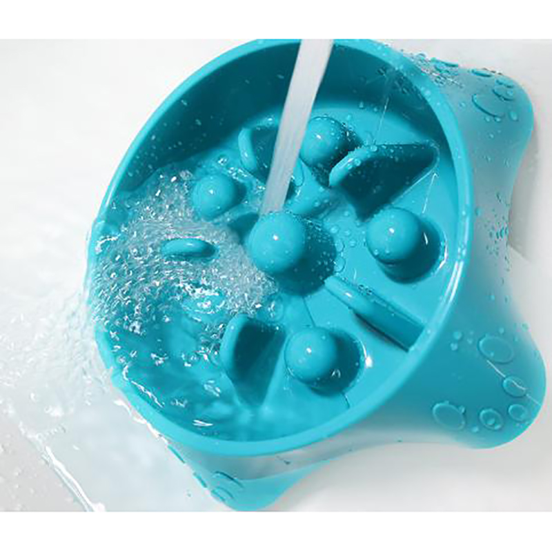 PP Material Slow Food Pet Bowl Healthy Design for Small Medium Size Dogs