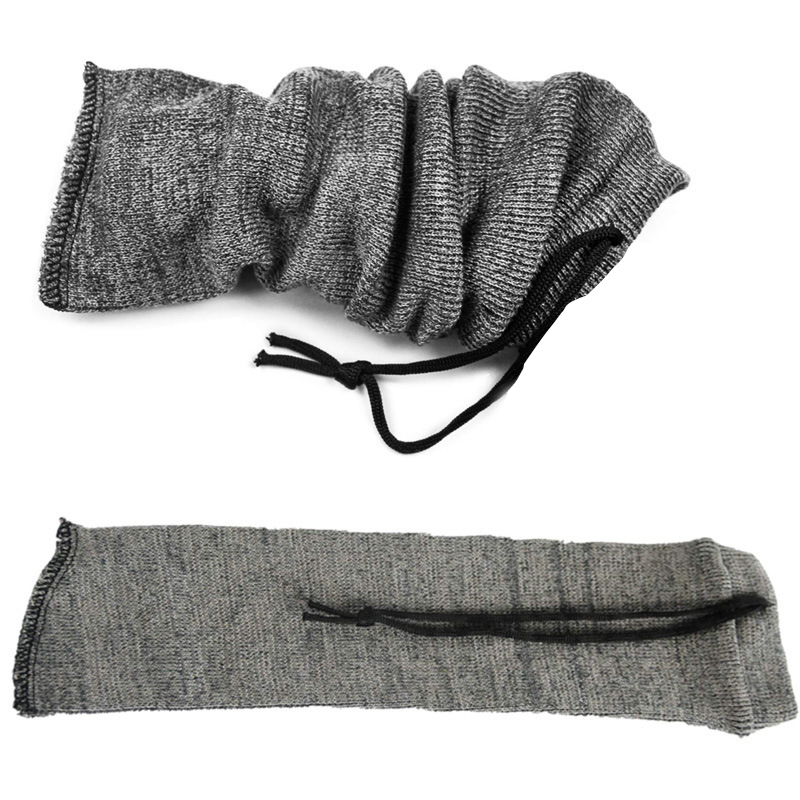55 Inch Extra-thick Knitted Gun Socks Anti-dust Polyester Gun Sleeve With Drawstring Closure for Rifles and Shotguns