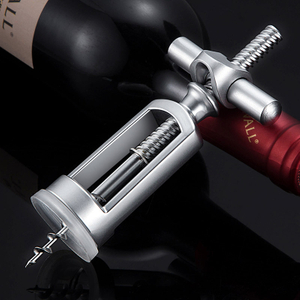 Zinc Alloy Premium Wing Corkscrew Wine Bottle Opener with Multifunctional Bottles Opener