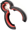 Stainless steel+PP+TRP 8-shaped 6-in-1 opener features a non-slip grip for effortless opening different sizes and types of lids