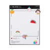 Custom Any Shape Logo Design Fridge Magnetic Memo Pads Whiteboard