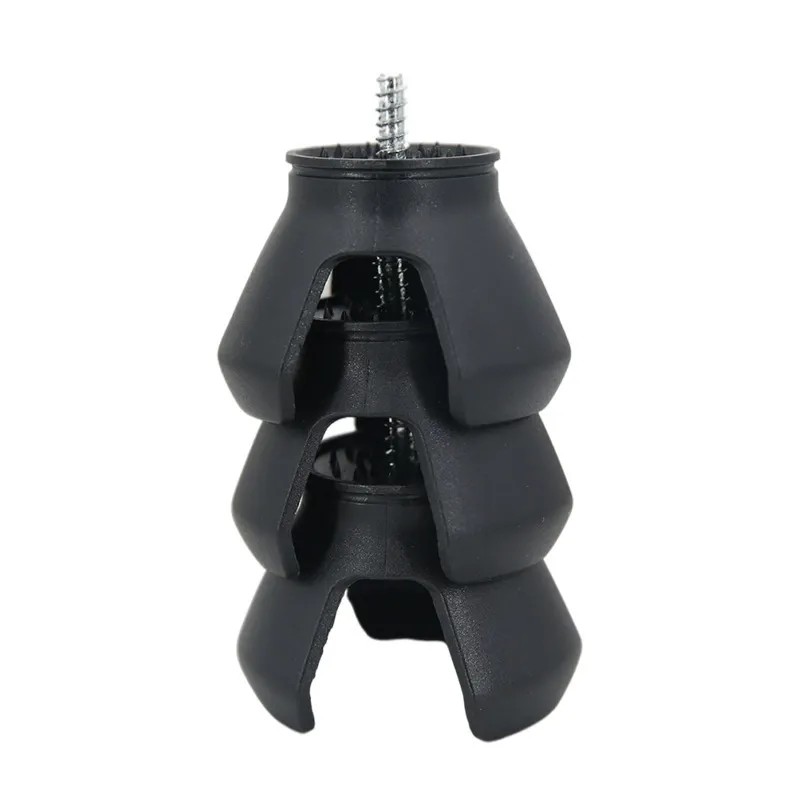 Plastic Golf Ball Picker with 3-Prong Claw, Attached To The Top of Your Club's Grip Using Screws 