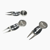 Durable 3-in-1 Golf Divot Tool With Ball Marker and Arrow Line Putting Alignment Stencil