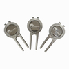 Multifunctional Zinc Alloy Golf Divot Tool Hat Clip with Built-in Hat Clip and Detachable Ball Marker