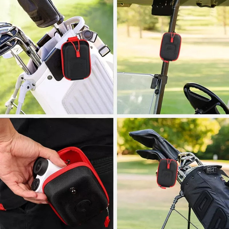 EVA Golf Rangefinder Hard Shell Case EVA Range Finder Carry Bag With Carabiner