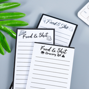 Magnetic Fridge Notepad with Full Soft Magnet Backing