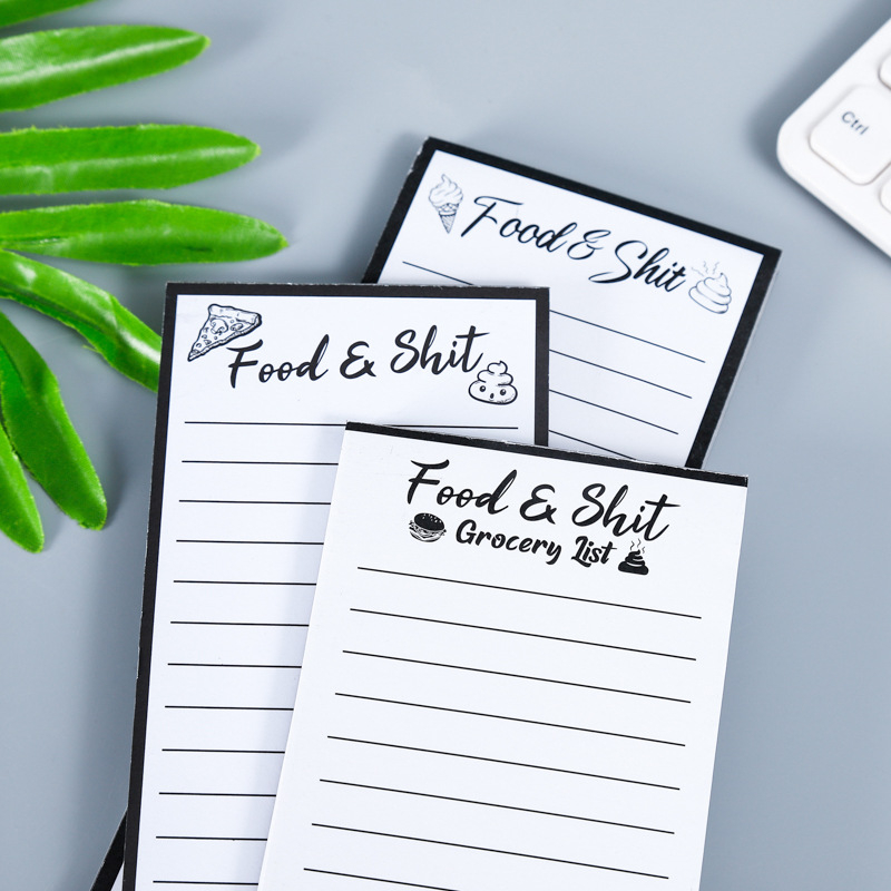 Magnetic Fridge Notepad with Full Soft Magnet Backing