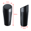 3.35" X 7.87" Durable ABS Car Trash Can with Flip Lid. Fits Cup Holders, Doors, Or Seatback Pockets
