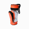 Mini Golf Ball Pouch - PU & PVC Case with Zipper, Holds 3 Balls & 3 Tees, Hook Clip Design