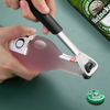 Adjustable Jar Opener for Weak Hands, 3-1 Multifunctional Stainless Steel Can Opener Bottle Jar Lid Gripper