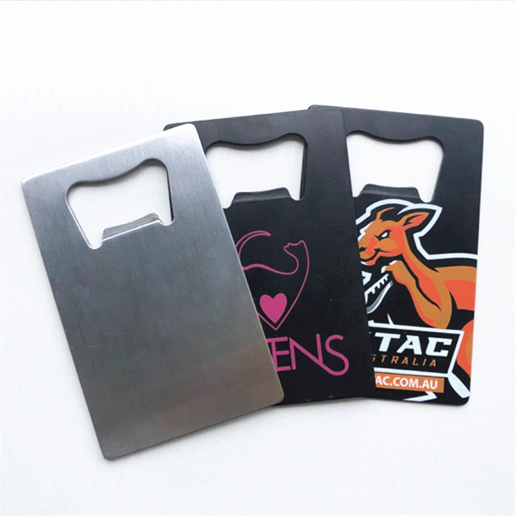 Stainless Steel Credit Card Bottle Opener, Portable Card-Size Ultra-thin Beer Opener for Wallet