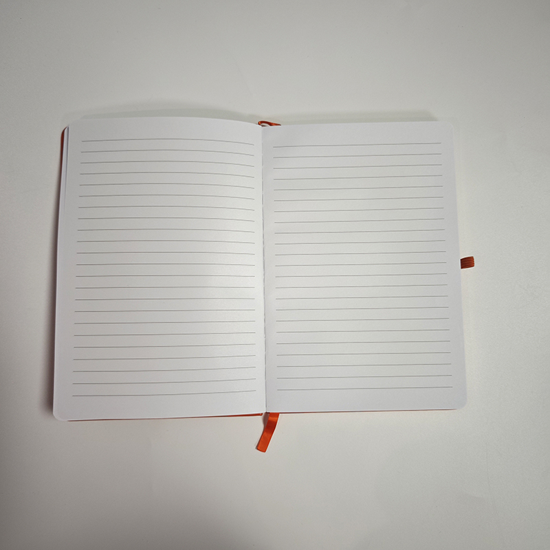 A5 Soft-Touch PU Notebook -- 96 Sheets / 192 Pages, 80gsm Paper, Ribbon Bookmark & Pen Loop, Custom Logo, 14.5 * 21 cm