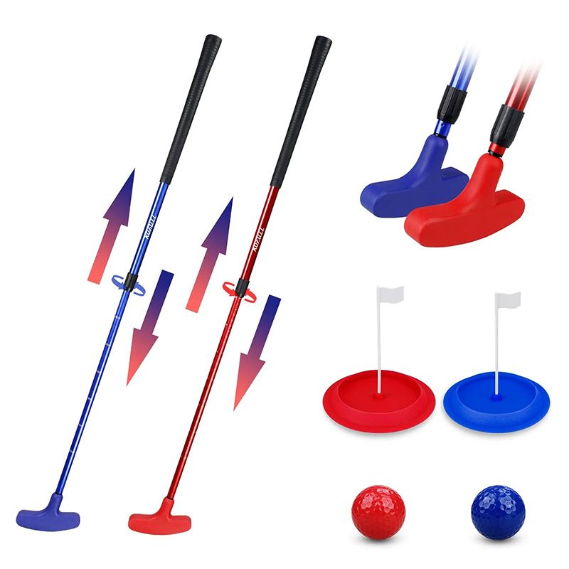 Adjustable Portable Golf Putter with Silicone Head