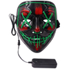 Halloween LED Light up Mask for Festival Cosplay Costume Masquerade Parties Carnival Gifts