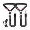 3-in-1 Dog Seatbelt with Adjustable Metal Buckle