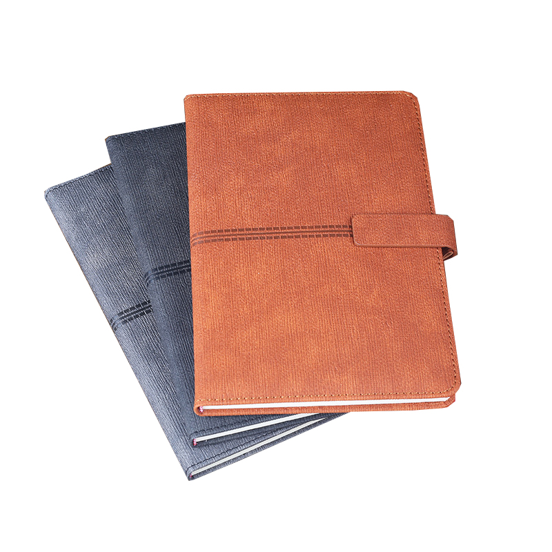 Hardcover Retro A5 PU Leather Buckle Business Notebook Journal, 5.6" * 8.2"