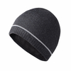 Reflective Knit Hat Safety Beanies Adult High Visibility Beanie Neon Knit Caps with Reflective Stripe